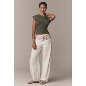 Maeve by Anthropologie / Smocked Muscle Top / Sz L